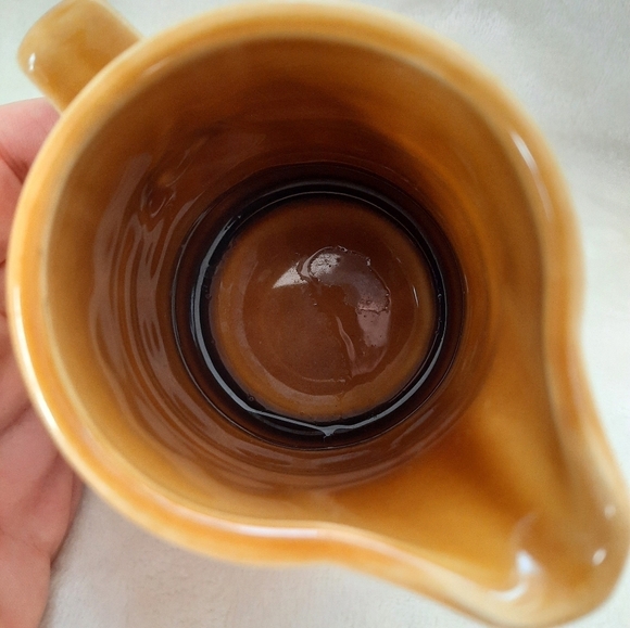 Vintage Homer Laughlin Coventry Castilian Granada Golden Harvest creamer pitcher - Picture 8 of 11